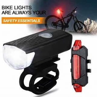 Para bicicletas: juegos de faroles recargables USB con y sin corneta. También accesorios p bicis. - Img 116983026