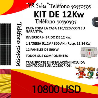 🔥🔥🔥LOS MEJORES PRECIOS EN KIT SOLARES PROFESIONALES CON"🔆YR Solar"  ✅El precio incluye el montaje y contrato con tod - Img 125575078