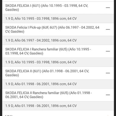 Plato y collarín de cloche de Volkswagen 1.9 diesel. El motor q viene en el Skoda Felicia nuevos alemanes a estrenar por - Img 114273559