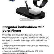 Cargador inalámbrico M67 para iPhone. Nuevo - Img 52113057