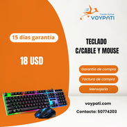 Teclado y mouse RGB - Img 56407803