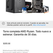 ❗️Torre completa para casa u oficina con AMD Ryzen. 30 días de garantía. Todo nuevo a estrenar. - Img 54040303