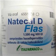 Natecal 60 comprimidos bucodispersables carbonato de calcio y Vit D 1500mg/400ui 52598572 - Img 45777235