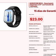 BOROFONE BD14 – Smartwatch Deportivo 2.01" con Función de Llamadas . - Img 57723726