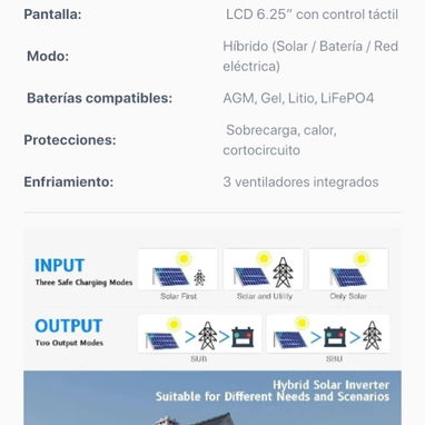 Inversor solar híbrido - 3/3