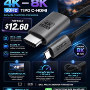 CABLE UHD 4K – 8K 60Hz TIPO C A HDMI - Img 57196556