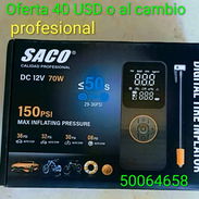 Oferta compresor portátil profesional marca Saco en 40 USD o al cambio nuevo playa 50064658 - Img 58219811