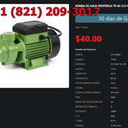Bomba TR-65 1/2 HP para Elevar Agua a 35m, Bomba Periférica TR-65 Temperatura Ambiente 40C VPT-0040 - Img 54455990