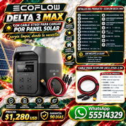 ECOFLOW DELTA 3 MAX CON CABLE XT60I PARA CARGAR POR PANEL SOLAR, VARIEDAD DE PANELES, ESTACIONES DE ENERGÍA Y CABLES - Img 57724099