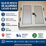 Bajo de meseta aluminio lacado blanco nuevo - Img 54912558
