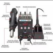 Estación de soldar RexQualis RQ-8586⛔️⛔️⛔️ ‼️‼️‼️$90 USD SE ACEPTA MN ,‼️‼️‼️ HABANA ⛔️ Es un Combo de: ⛔️ 1 pisto - Img 58313776