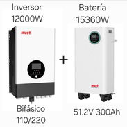 COMBO ENERGÍA TOTAL: INVERSOR 12KW + BATERÍA 15.3KWH MUST 🔋⚡ - Img 55946016