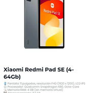 Tablet Xiaomi Redmi Pad SE (4-64Gb) $165 ...con garantía y factura... - Img 56224533