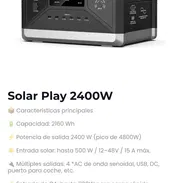 Estación Solar Play 2400W - 2160 Wh - Img 57841035
