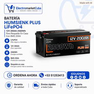 Batería 12V 200Ah 2560Wh - Humsienk Plus LiFePO4 - Img 56850456