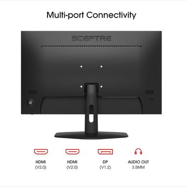 Monitor Gaming Sceptre 27" FHD 100Hz 1ms - HDMI x2, DisplayPort, 100% sRGB, FreeSync y Altavoces Integrados - 2/5