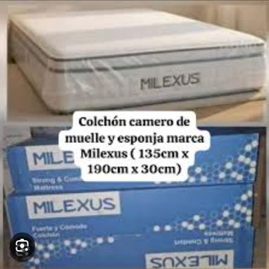 Colch贸n camero marca eko de esponja y muelle - Img 122799605