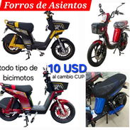 Forros de maya para asientos de bicimotos - Img 57858579