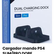 Cargador mando PS4 SLIM/PRO DOBE Cargador de controlador inalámbrico dual para controlador PS4 mediante el uso de la bas - Img 57850835