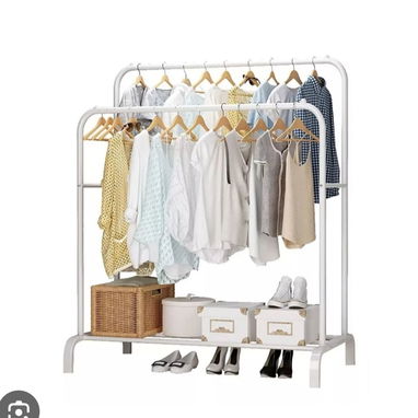 Percha Doble para colgar ropa con zapateras LF - Img 124379997