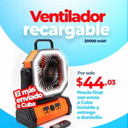 El mas enviado a Cuba ventilador recargable de 20 mil mah - Img 57254620