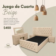 Deluxe Coleccion Juego de Cuarto Completo Beige Confort Premium - Img 55342967