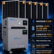 Kit solar: INVERSOR,  BATERIA Y 6 PANELES SOLARES - Img 57171321