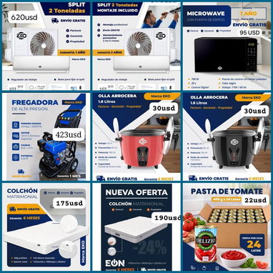 ⭐️ELECTRODOMÉSTICOS: Ollas, arrocera, refri, nevera, fogones, filtro, lavadora, batidoras, frezzer, freidora, ventilador - 4/9