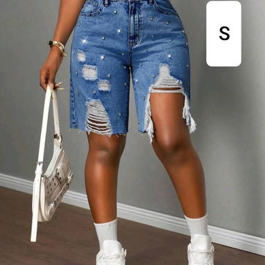 Bermudas de mezclilla de mujer - 2/2