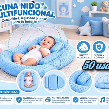 Velosípedos, cuna nido multifuncional, cargador para bebé - 4/6