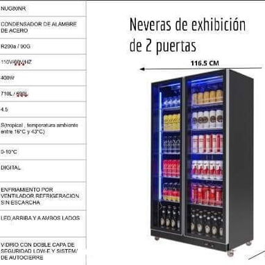 EXIBIDORAS SIMPLES DOBLES Y TRIPLES DE 25 Y 39 PIES CÚBICOS NUEVAS EN SU CAJA - Img 73109259