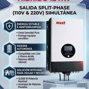 *Inversor Híbrido Must 12 kw 110-220* 📑Factura y Garantía 📍Se recoge en Arroyo o entrega con costo adicional - Img 58052514