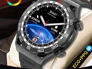Reloj inteligente originales HD Watch ULTIMATE con 3 manillas intercambiables - Img 67677948