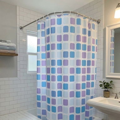 Hermosas cortinas de baño antimoho - 5/6
