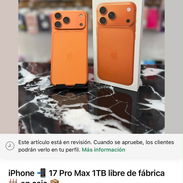 Iphone 17 pro max 1TB libre 95% En caja - Img 57678818