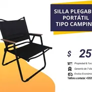 Silla plegable portátil tipo CAMPING - Img 56467476