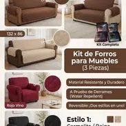 Forros para juego de muebles (3 piezas). - Img 56292217