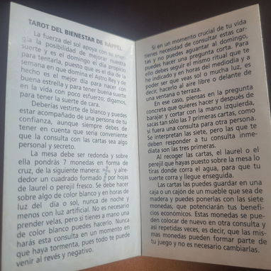 Mazo de Naipes Oraculo de Rappel Tarot del Bienestar - Tel: 53580956 - Vedado - 4/4