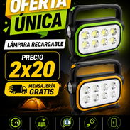 Lámpara recargable solar y de corriente - Img 55787038