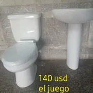 Juego de inodoro y lavamanos - Img 56687437