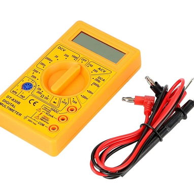 Multímetro Digital Portátil DT-830B 🌐 Colores 🖤💛 - 3/8