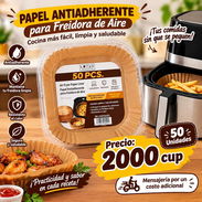 Papel Antiadherente para Freidora 50 Unidades - Img 58024907