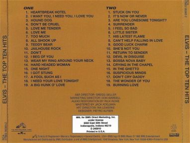 Elvis Presley - The Top Ten Hits (CD original de uso, en buen estado) +53 5 4225338 - Img main-image-45613638