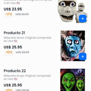 MÁSCARAS HALLOWEEN 2026 - 8/10