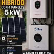 Kit de 5 con 5 110 y 220v más 4 paneles de 615 watts - Img 57592514