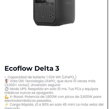 ⚜️Ecoflow delta 3 - 2/2