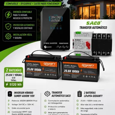 ECOFLOW, PLANTA de Gas y gasolina, Batería para inversores, TRANSFER, INVERSORES🔌🔋⚡️💡 LOS MEJORES PRECIOS DE LA HABAN - 6/10