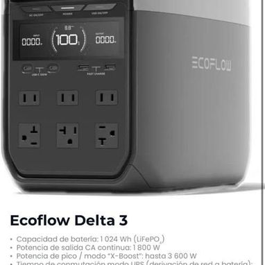 Ecoflow paneles solares inversores y plantas electricas - 7/9