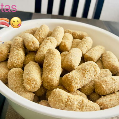 Combo de 50 croquetas súper Calidad + 4L de ensalada fría al gusto pollo o atún - Img 123793232
