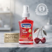 Children's Chloraseptic Spray Antiflamatorio para el dolor de garganta para niños Alivio inmediato para gripe resfriado - Img 56981813